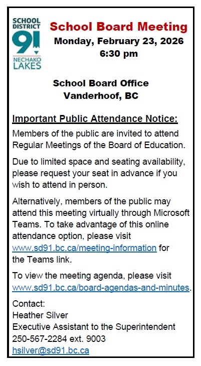 BM Announcement February 23 2026