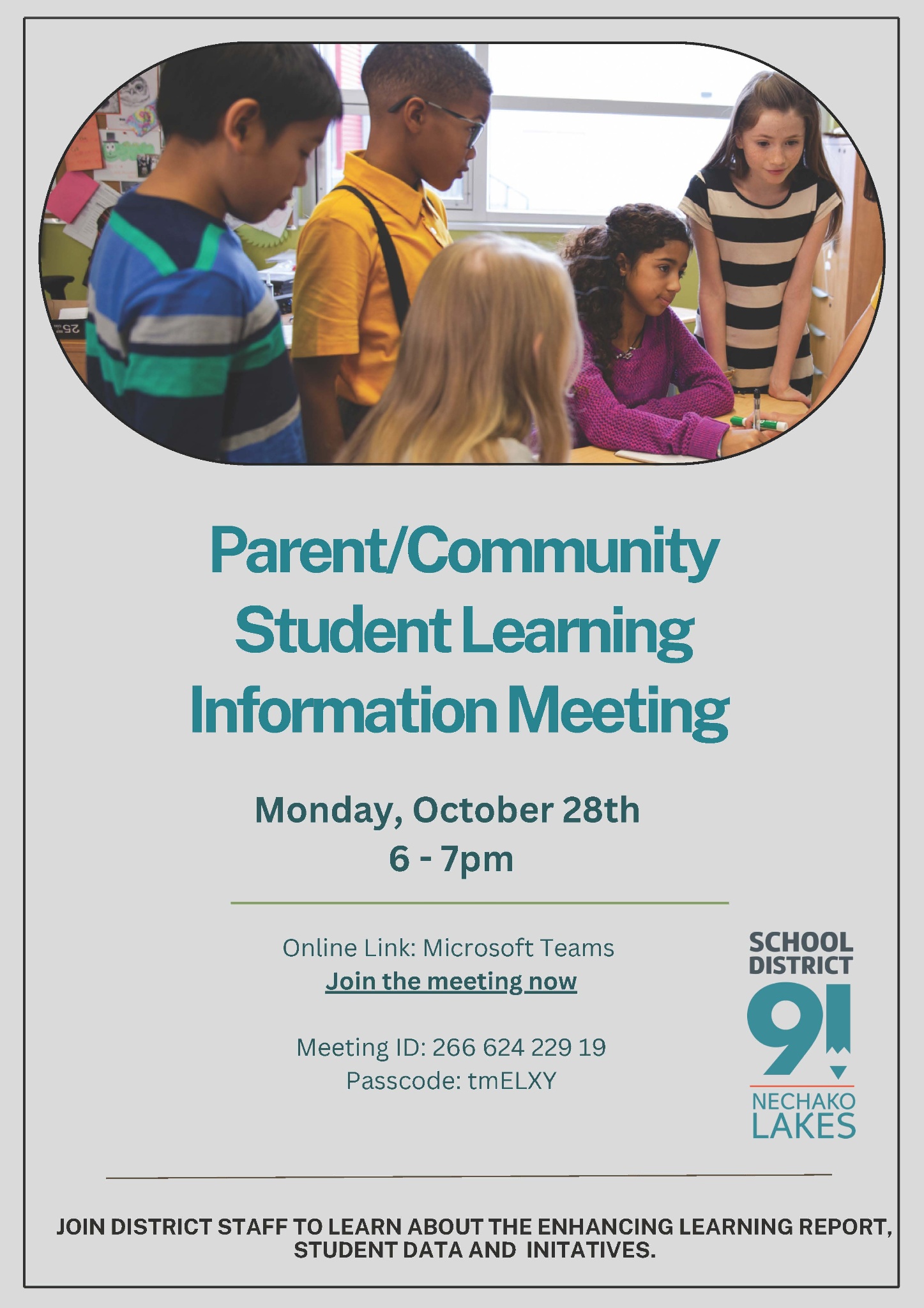 ParentCommunity Meeting on Student Learning